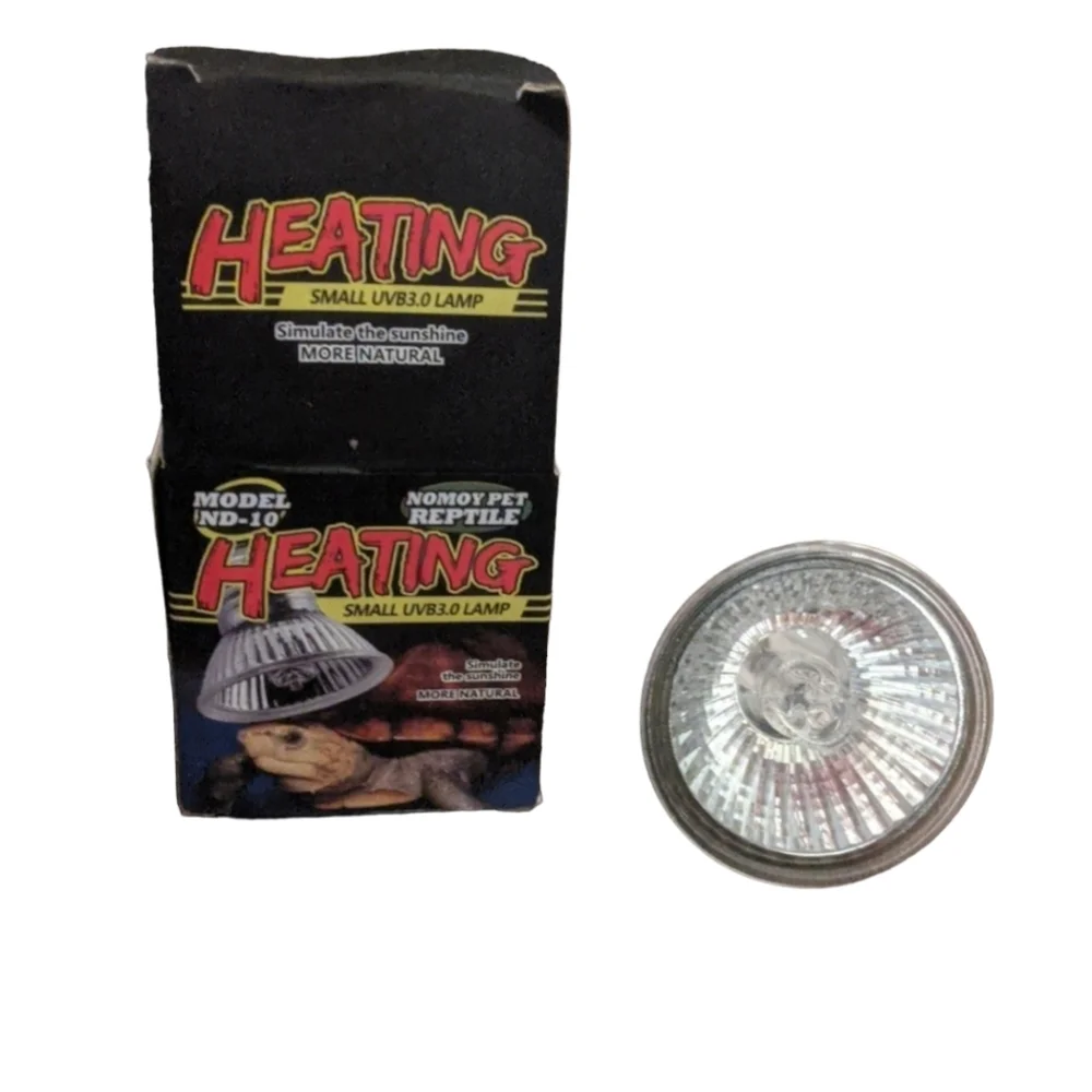 NomoyPet Small Reptile Turtle Lamp Uva Uvb 3.0 ND-10 (50w) Brand New.